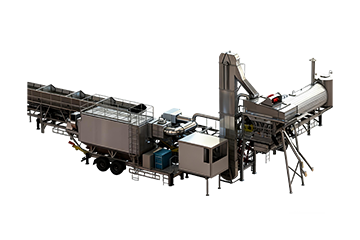 移动式强制间歇式沥青混合料搅拌设备